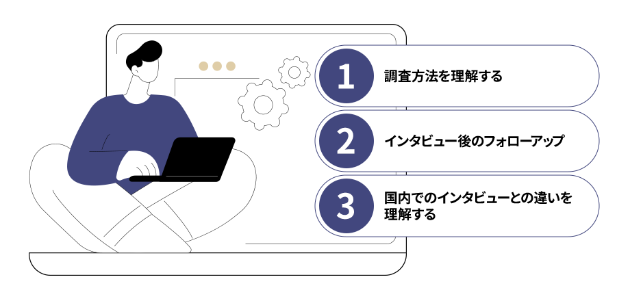 海外インタビュー調査を成功させるための3つのポイント